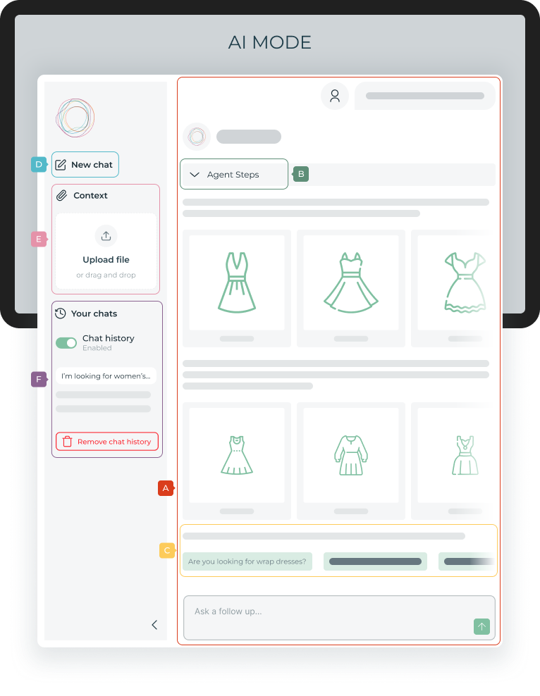 AI Mode interface