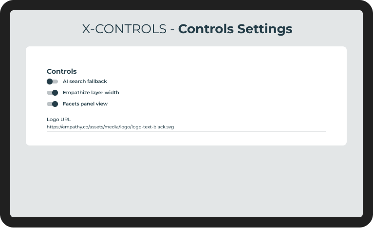 Configure X-Controls in Instance Management