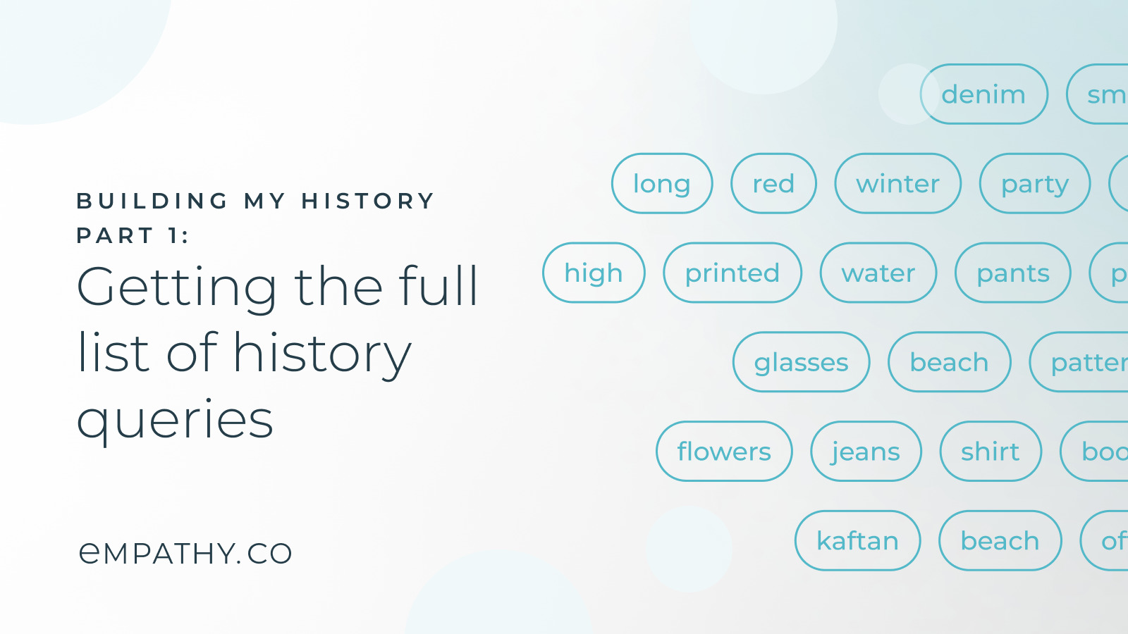 Building My History Part 1: Getting the full list of history queries