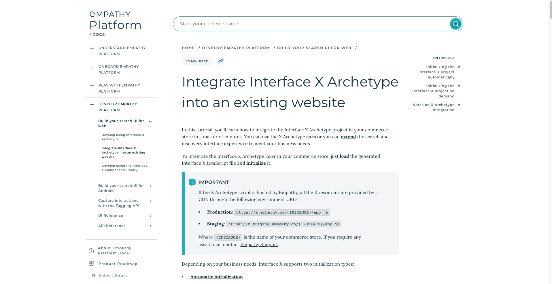 Integrating X Archetype in your commerce store in a minute!
